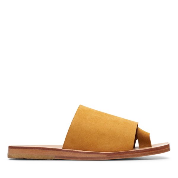 Clarks Womens Margot Aura Sandals Tumeric | USA-7469853